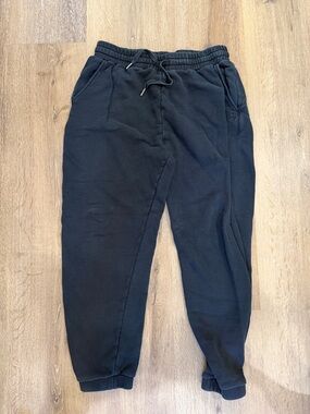 Sweaty Betty Black Drawstring Jogger Sweatpants Large